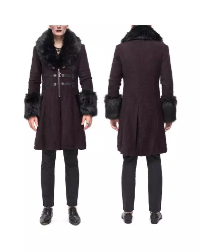 Red Coat for Men from Devil Fashion Brand at €195.00