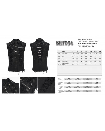 Sleeveless Shirt for Men