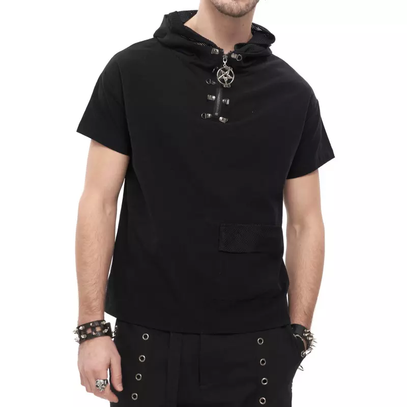 T-Shirt mit Schnürung für Männer der Devil Fashion-Marke für 55,00 €