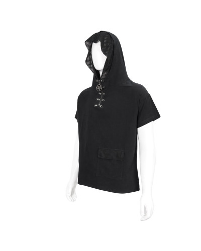 CAMISETA CON CAPUCHA  HOMBRE