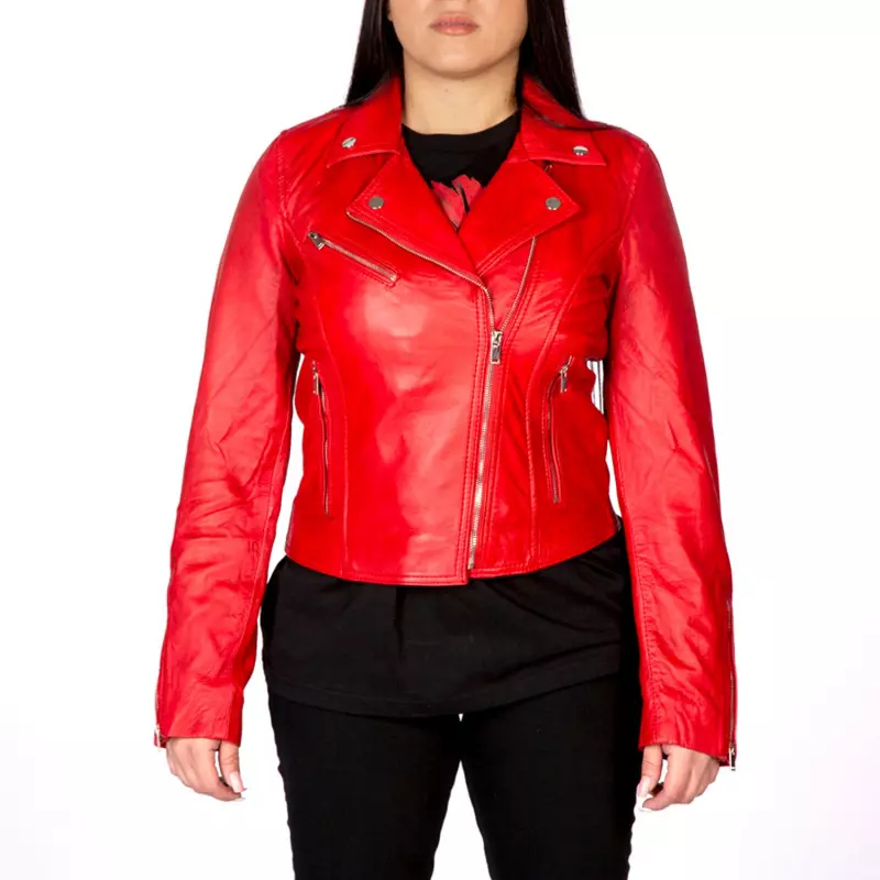 Red Nappa Jacket from New Rock Brand at €169.00