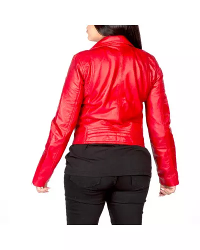 Red Nappa Jacket from New Rock Brand at €169.00