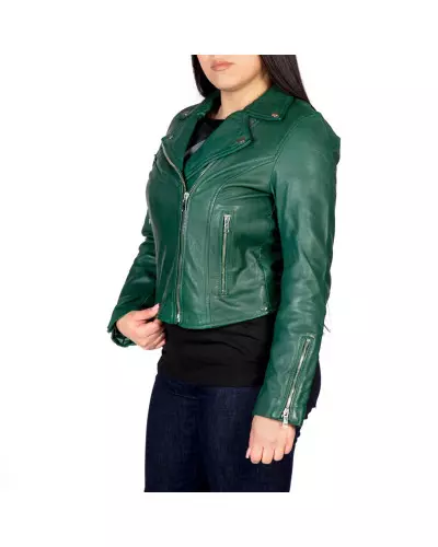 Grüne Jacke aus Nappa der New Rock-Marke für 169,00 €