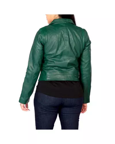 Grüne Jacke aus Nappa der New Rock-Marke für 169,00 €