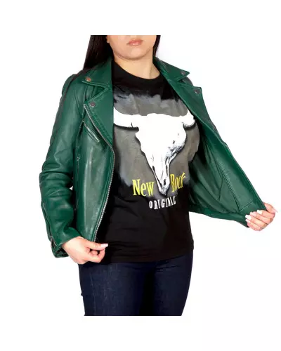 Green Nappa Jacket from New Rock Brand at €169.00