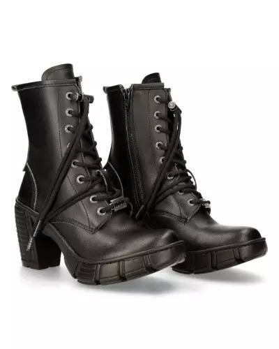 Schwarze New Rock Stiefeletten der New Rock-Marke für 150,00 €