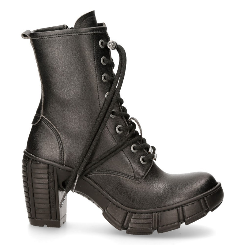 Black New Rock Booties
