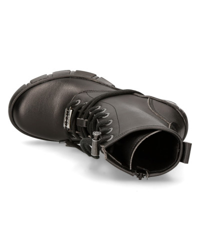 Black New Rock Booties