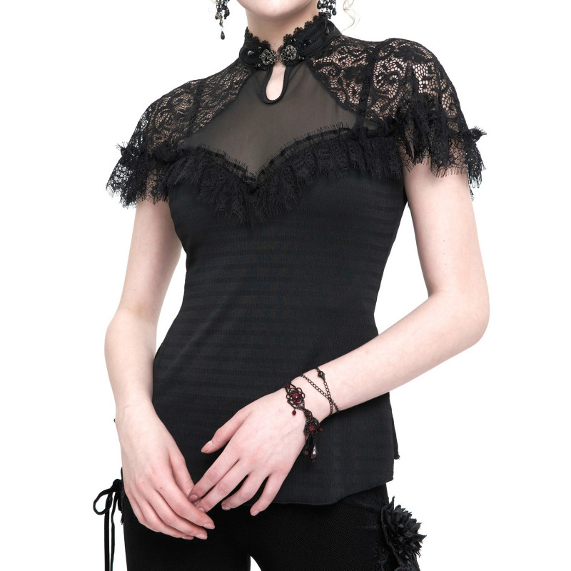 falda marron con rayas steampunk