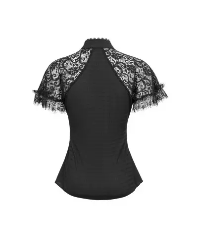 T-Shirt with Lace from Devil Fashion Brand at €51.00