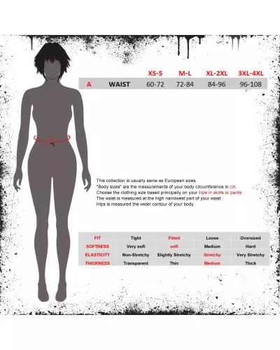 Women Size Chart – DevilFashion Official