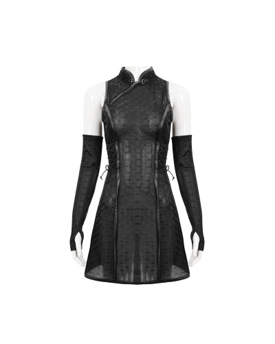 Vestido con Guantes