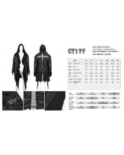 Schwarze Jacke für Männer der Devil Fashion-Marke für 89,90 €