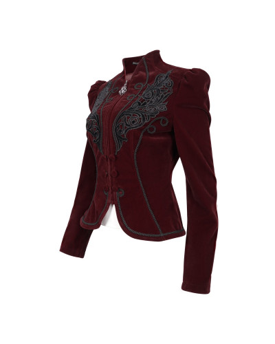 chaqueta gotica negra