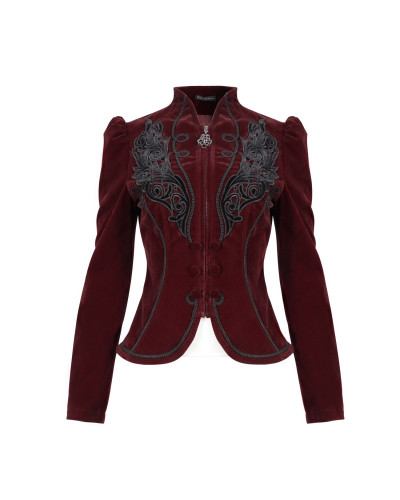 chaqueta gotica negra