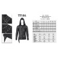 Asymmetric T-Shirt with Hood for Men