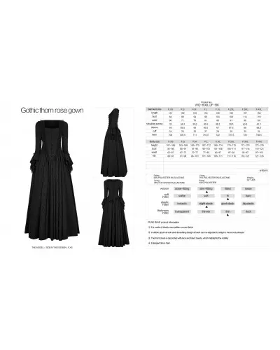 Elegantes Kleid der Punk Rave-Marke für 143,00 €