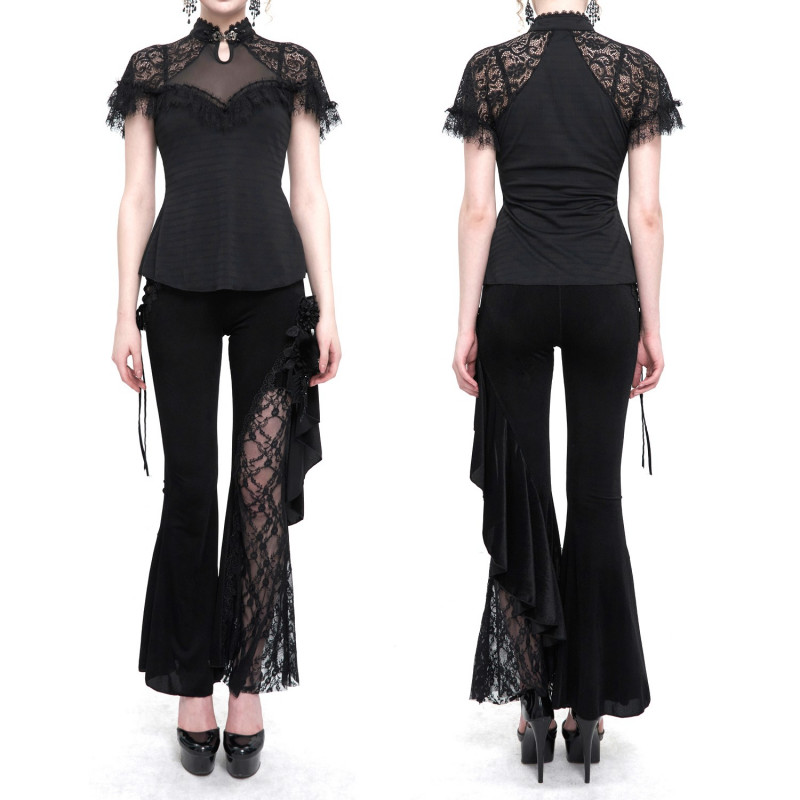 Schwarze Asymmetrische Leggings
