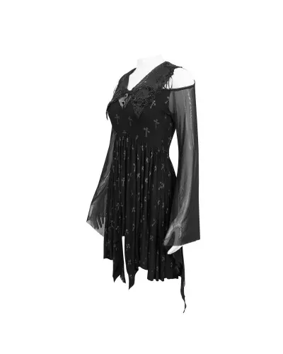 Robe avec Manches en Tulle de la Marque Devil Fashion à 85,00 €