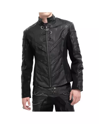 Veste Noire pour Homme de la Marque Devil Fashion à 145,00 €