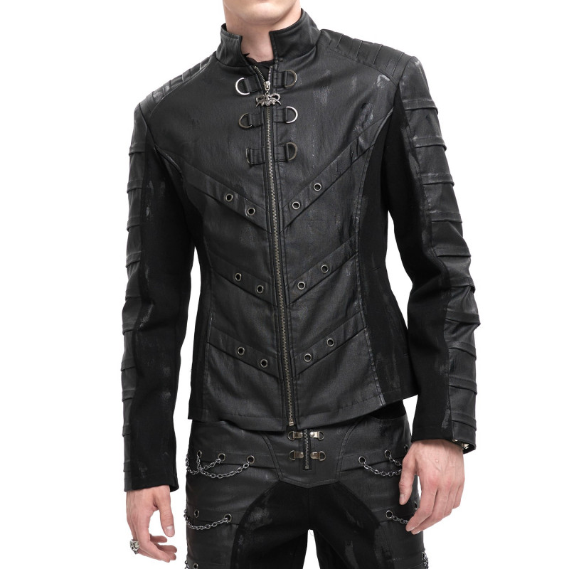 Veste Noire pour Homme