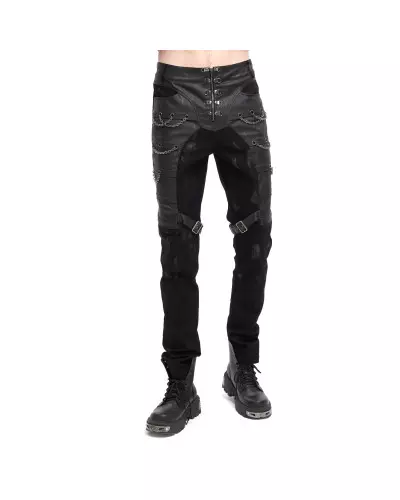Pants with Chains for Men from Devil Fashion Brand at €115.00