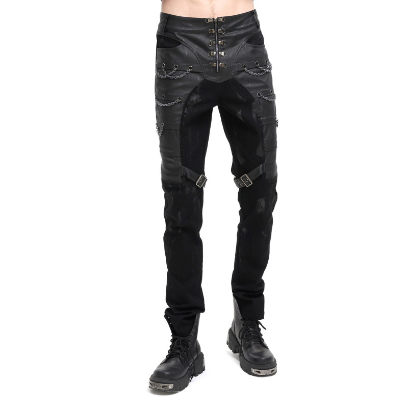 Pants with Studs for Men