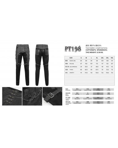 Pantalón con Tachuelas para Hombre