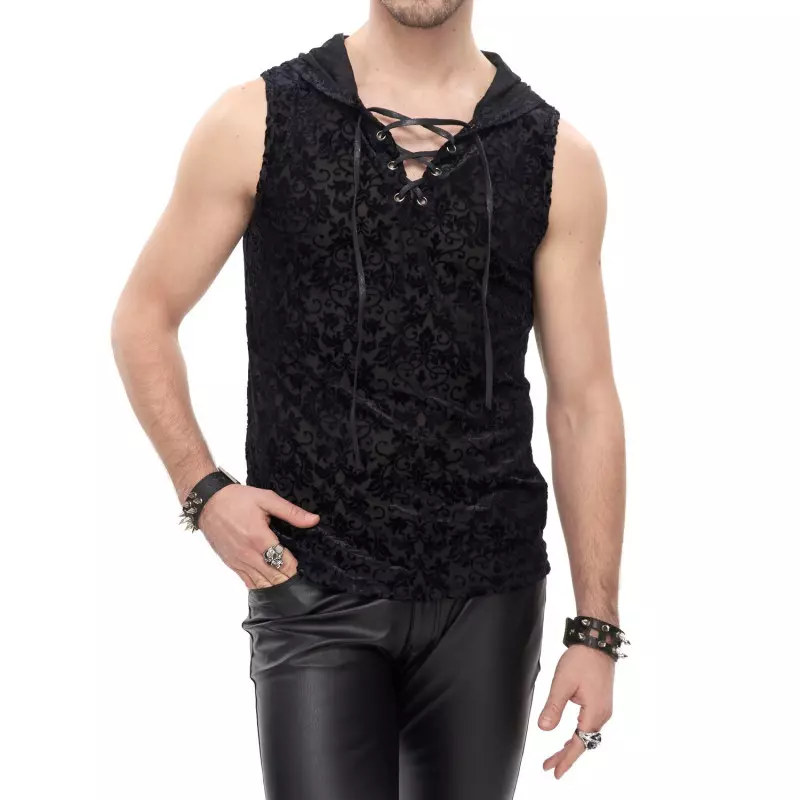 T-Shirt with Hood for Men from Devil Fashion Brand at €35.90