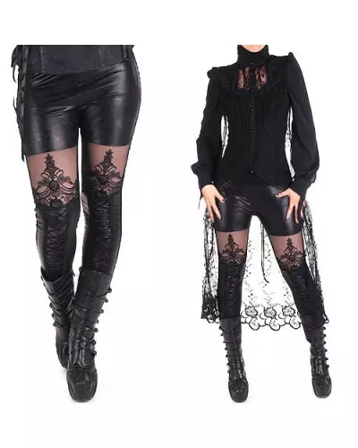 Printed Legging with Filigrane from Punk Rave Brand at €35.00