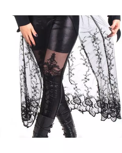 Skirt with Buttons and Lace from Punk Rave Brand at €39.90