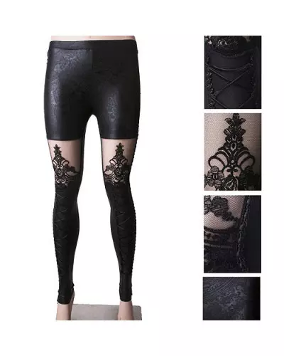 Printed Legging with Filigrane from Punk Rave Brand at €35.00