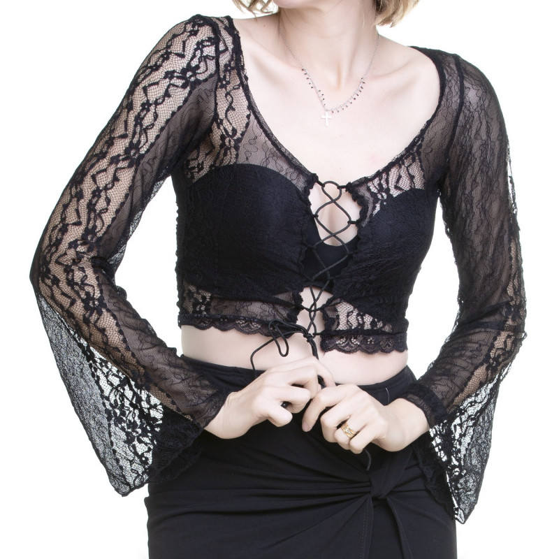 Transparent Lace Top