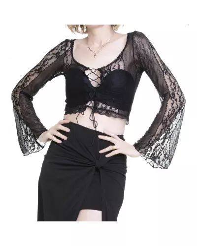 Transparent Lace Top from Style Brand at €17.00