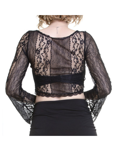 Top Encaje Transparente