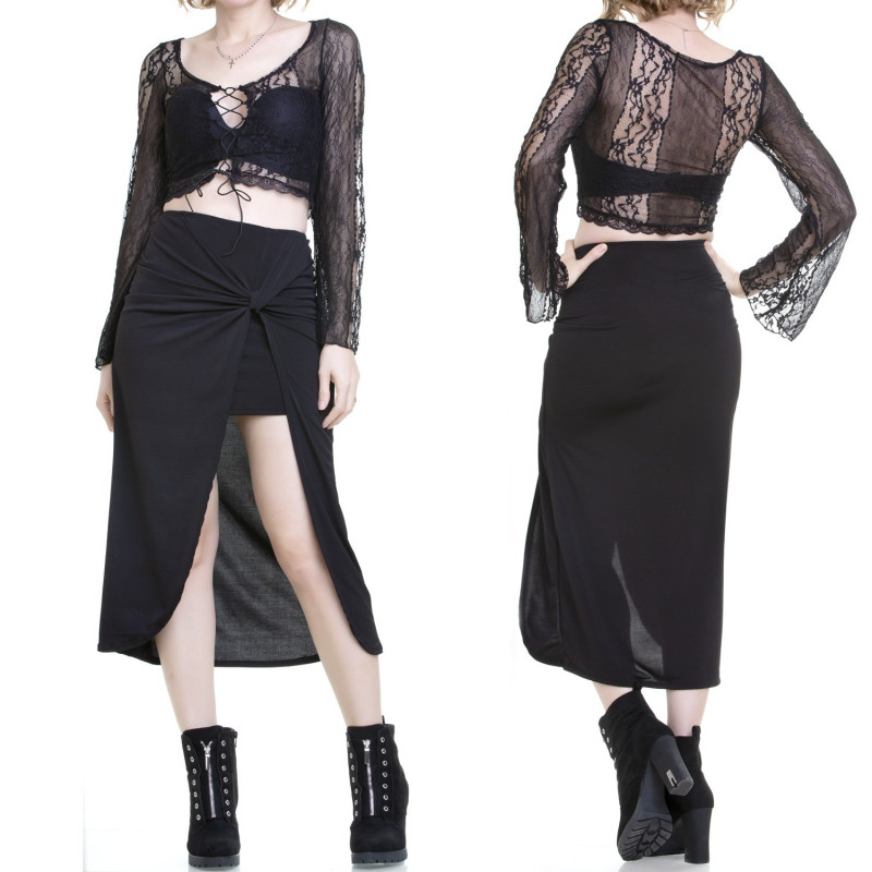 Transparent Lace Top