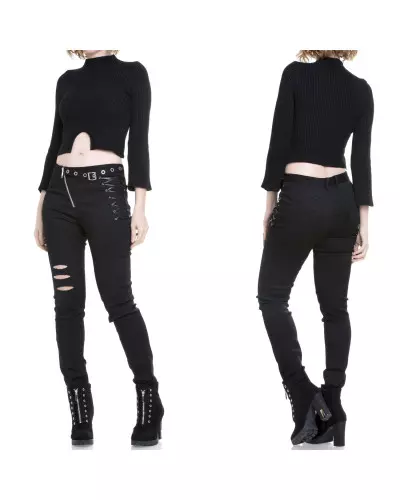 Kurzer Schwarzer Pullover der Style-Marke für 17,90 €