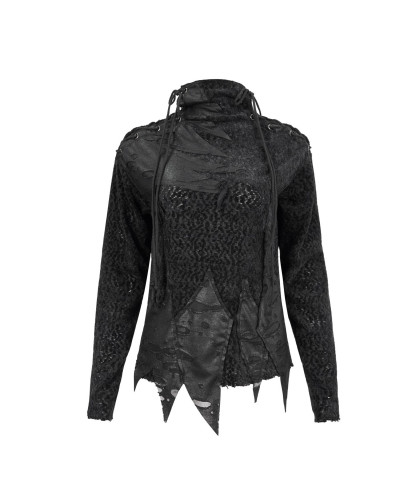 Chaqueta Asimétrica con Capucha
