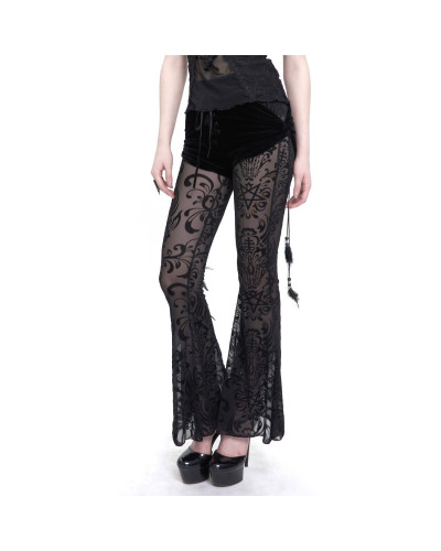 Legging Transparent Noir