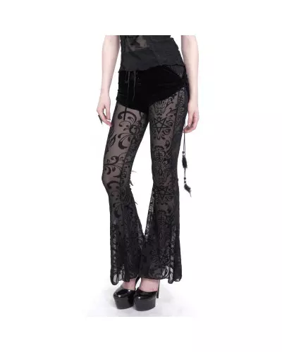 Schwarze Transparente Leggings der Devil Fashion-Marke für 69,00 €
