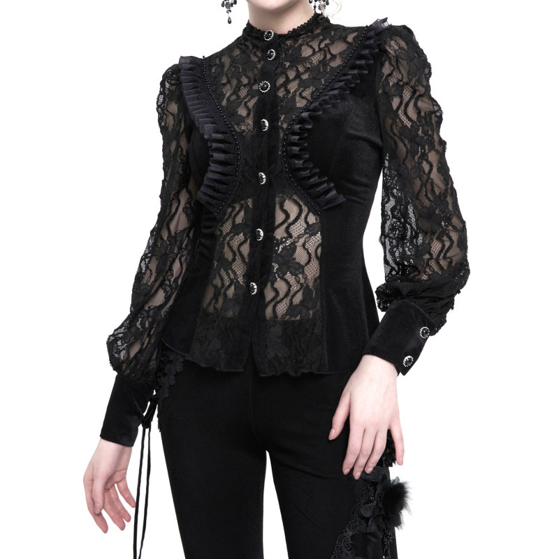 Camisa Semitransparente