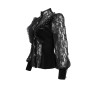 Black Semitransparent Shirt Black Semitransparent Shirt