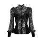 Camisa Semitransparente Negra Camisa Semitransparente Negra