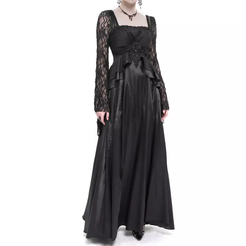 Robe Élégante Noire de la Marque Devil Fashion à 139,00 €