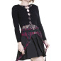 Geripptes Schwarzes Top Geripptes Schwarzes Top