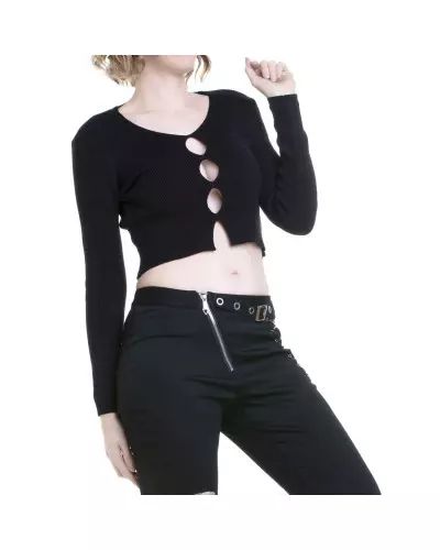 Ribbed Black Top from Crazyinlove Brand at €17.90