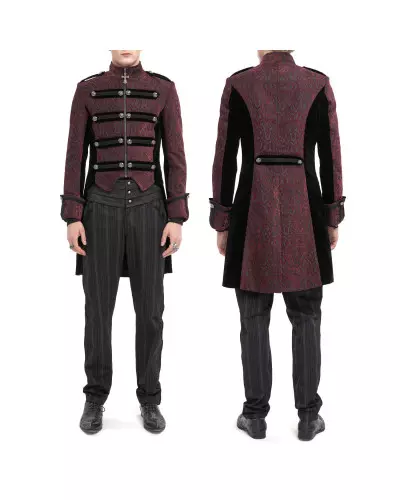Rote Elegante Jacke für Männer der Devil Fashion-Marke für 159,90 €