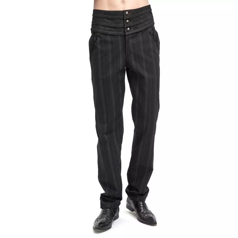 Pantalon Noir Élégant pour Homme de la Marque Devil Fashion à 95,00 €