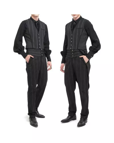 Calças Pretas Elegantes para Homem da Marca Devil Fashion por 95,00 €