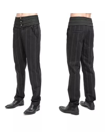 Schwarze Elegante Hose für Männer der Devil Fashion-Marke für 95,00 €
